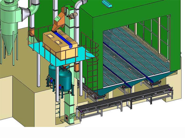 環保節能噴砂房零排放噴砂房大型噴砂房廠家